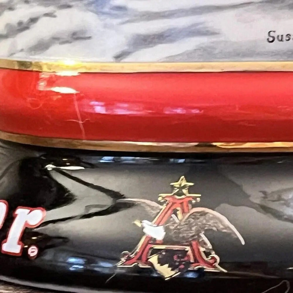 Budweiser Anheuser 1992 Holiday Series Beer Stein CS167 “A‎ Perfect Christmas” - Picture 7 of 9